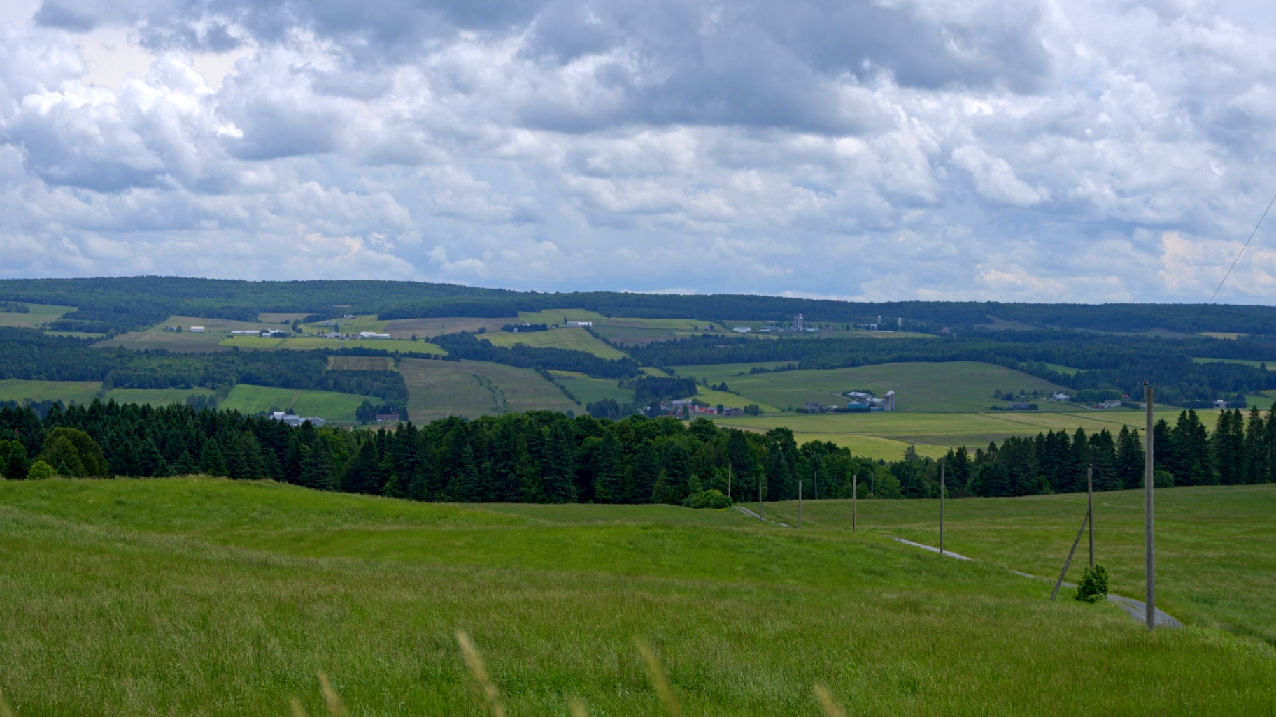 Paysage vallonné de la Beauce et terres agricoles